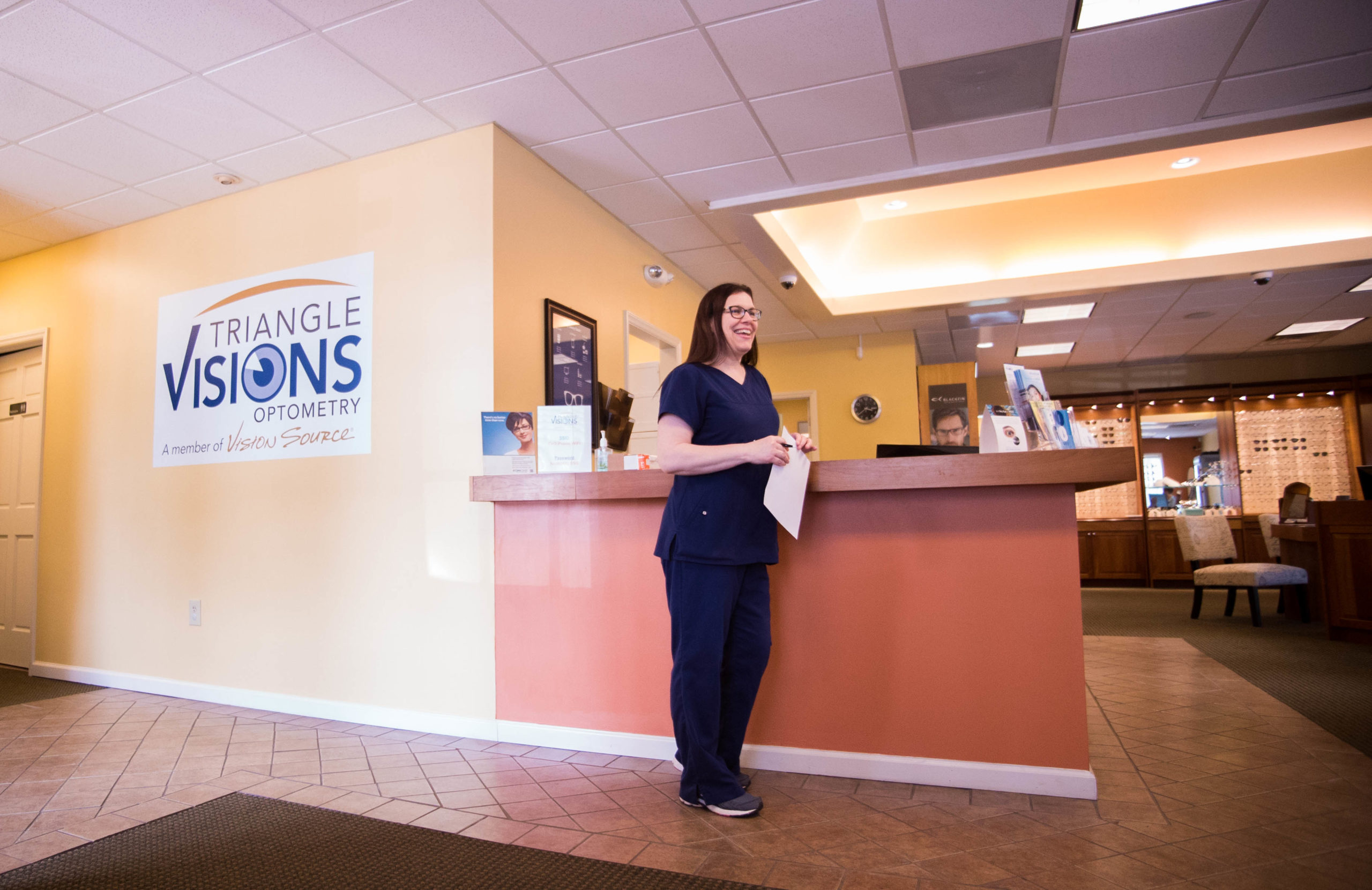 Triangle visions clinic lobby